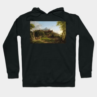 The Departure by Thomas Cole Hoodie